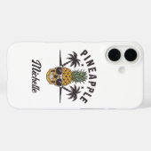 Grappige ananas met zonnebril Persoonlijk Case-Mate iPhone Case (Achterkant (horizontaal))