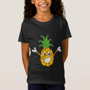 Grappige Ananas Tropisch Fruit Happy Ananas Di T-shirt