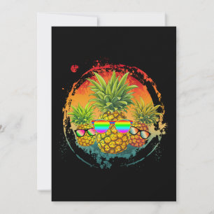 Grappige Ananas Zomer Vibes Kaart
