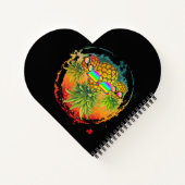 Grappige ananas zomer vibes notitieboek (Achterkant)