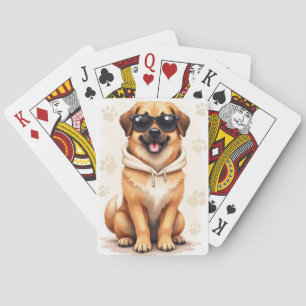Grappige Anatolische Herdershond Kawaii Hond Pokerkaarten