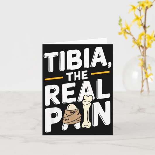 Grappige Anatomie Gaat naar Tibia Oké Gebroken Bee Kaart (Gele Bloem)