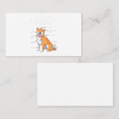 grappige anatomie shiba inu hondenliefhebber gift visitekaartje (Voorkant / Achterkant)