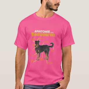 Grappige anatomie van een beauceron voor mannen en t-shirt