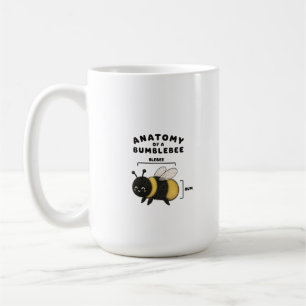Grappige Anatomie Van Een Hommel Blebee Bum Schatt Koffiemok