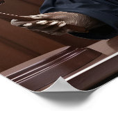 Grappige andere rechter in de rechtszaal poster (Hoek)