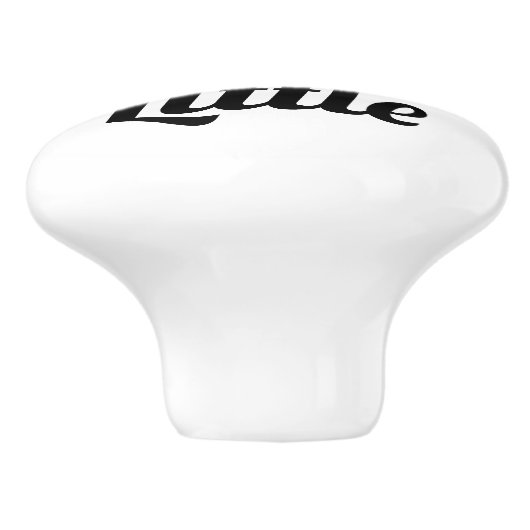 Grappige anekdote "Gewoon schudden het een beetje" Keramische Knop (Zijkant)