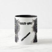 grappige Angry Cat Coffee Mok (Midden)