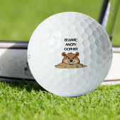 Grappige Angry Gopher Golfballen