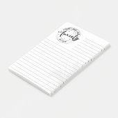 Grappige Angstbewustzijn Gelinieerde 3M Post-it® N Notes (Schuin)