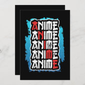 grappige animatiefilm quote cosplay otaku weeb kaw feestdagenkaart (Voorkant / Achterkant)