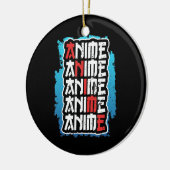 grappige animatiefilm quote cosplay otaku weeb kaw keramisch ornament (Links)