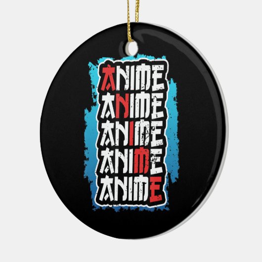 grappige animatiefilm quote cosplay otaku weeb kaw keramisch ornament (Links)