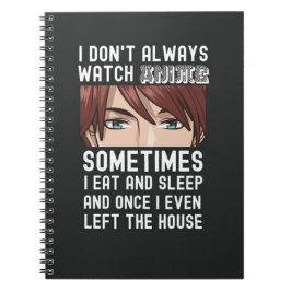 Grappige anime-cadeaus voor tienerjongens, kindere notitieboek