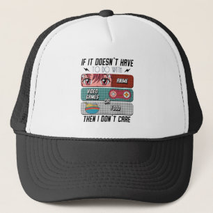 Grappige anime fans eten en videogames liefhebber  trucker pet