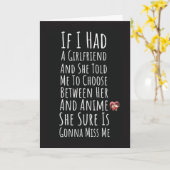 Grappige Anime Kaart Voor Hem Mannen Tienerjongens (Gele Bloem)