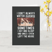 Grappige Anime Kaarten Voor Tienerjongens Otaku Ma (Gele Bloem)