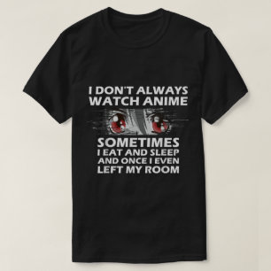 Grappige Anime Kijker Otaku Grap Kunst T-shirt