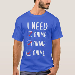 Grappige anime-serie films Korea zegt retro T-shirt