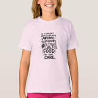 Grappige Anime Videogames Eten Gamer T-Shirt