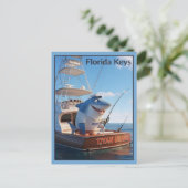 Grappige ansichtkaart van Florida Keys Briefkaart (Staand voorkant)