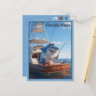 Grappige ansichtkaart van Florida Keys Briefkaart