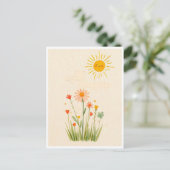 Grappige ansichtkaart. Zomer dag Briefkaart (Staand voorkant)
