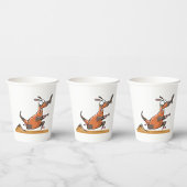 Grappige Anteater Cartoon eigenzinnig lopend dier Papieren Bekers