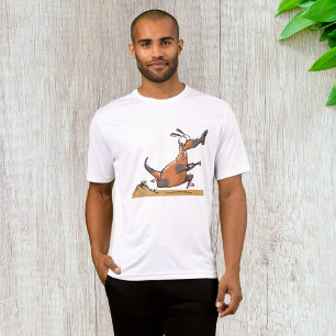 Grappige Anteater Cartoon eigenzinnig lopend dier T-shirt