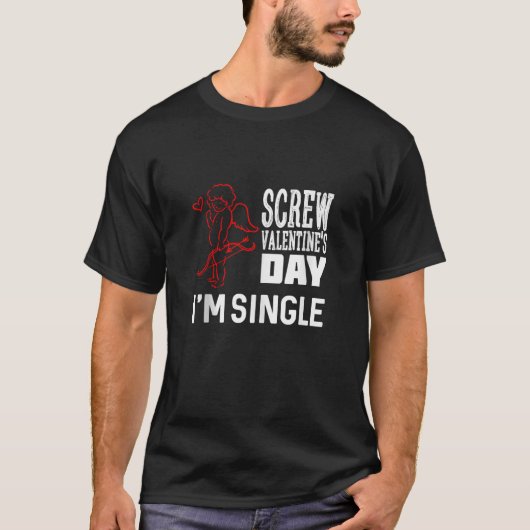 Grappige Anti Dag Valentijnse Tanktop Cupido Meme (Voorkant)