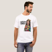 Grappige anti Kamala Harris lachen Politiek T-shirt (Voorkant volledig)
