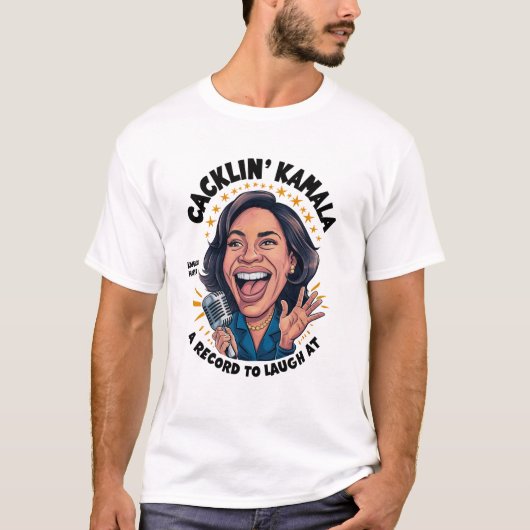 Grappige anti Kamala Harris lachen Politiek T-shirt (Voorkant)