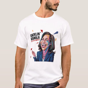 Grappige anti Kamala Harris Lachend Politiek T-shirt