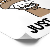 Grappige Anti Kamala Harris lachende ezel Poster (Hoek)