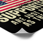 Grappige Anti Kamala Harris Stomme grap Amerikaans Poster (Hoek)