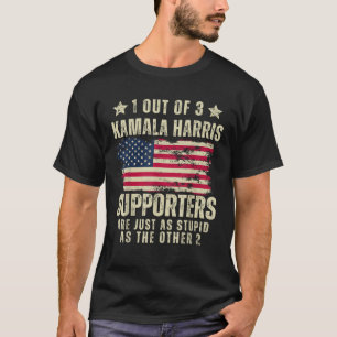 Grappige Anti Kamala Harris Stomme grap Amerikaans T-shirt