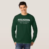 grappige anti-religie quote t-shirt (Voorkant volledig)
