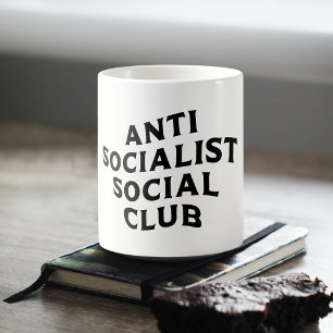 Grappige Anti-Socialistische Sociale Club Socialis Koffiemok