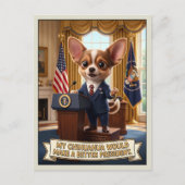 Grappige anti-Trump 3D Briefkaart (Voorkant)