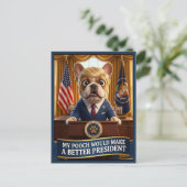 Grappige anti-Trump Briefkaart (Staand voorkant)