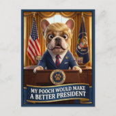 Grappige anti-Trump Briefkaart (Voorkant)