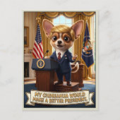 Grappige anti-Trump Briefkaart (Voorkant)