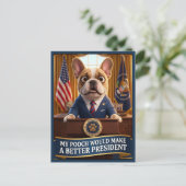 Grappige anti-Trump Briefkaart (Staand voorkant)