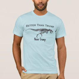 Grappige anti Trump Dinosaur Botten Beter dan Trum T-shirt