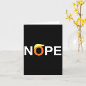 Grappige Anti-Trump Kaart (Gele Bloem)