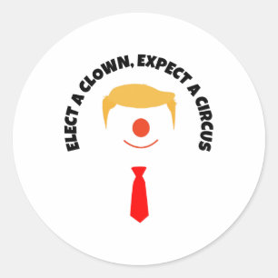 Grappige anti-Trump Niet mijn president citaat dem Ronde Sticker