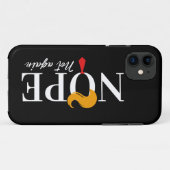 Grappige Anti Trump nope niet opnieuw - verkiezing Case-Mate iPhone Case (Achterkant (horizontaal))