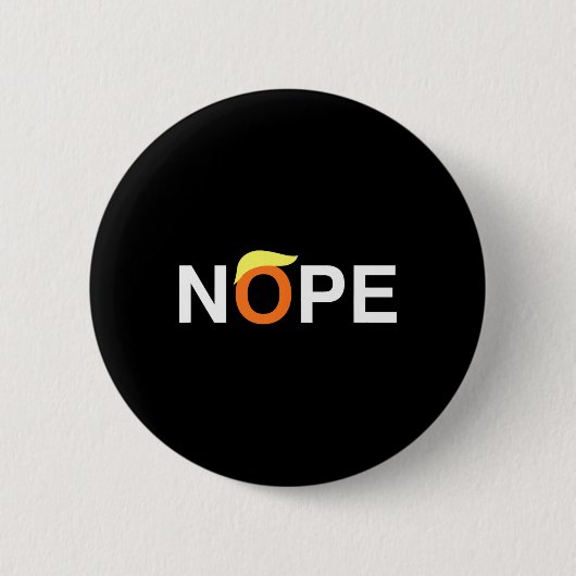 Grappige Anti-Trump Ronde Button 5,7 Cm (Voorkant)