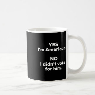 Grappige Anti Trump T - shirts Uni-Adults Zwart Kl Koffiemok