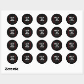 Grappige anti Trump taco Ronde Sticker (Vel)